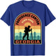Providence Canyon State Park Georgia Retro Hiking T-Shirt - T-Shirt | Royal