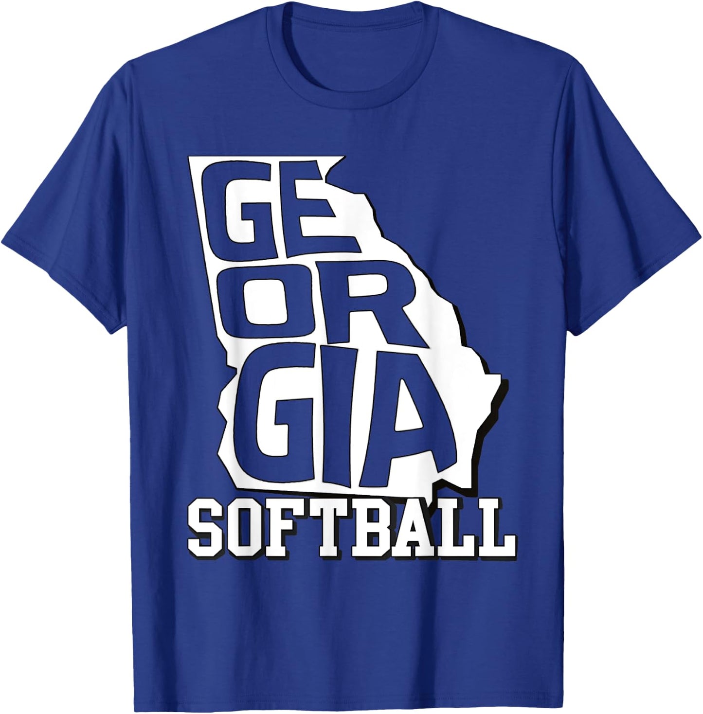 Georgia Softball T-Shirt - T-Shirt | Royal