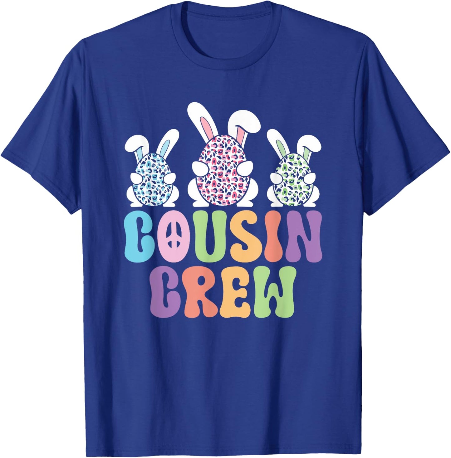 Cousin Crew Easter Bunny Family Matching Toddler Boys Girls T-Shirt - T-Shirt | Royal