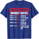 Phlebotomist Hourly Rate Phlebotomy Men Women Novelty T-Shirt - T-Shirt | Royal