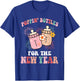 ICU Nurse Poppin Bottles For The New Year Baby Bottle Groovy T-Shirt - T-Shirt | Royal