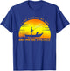 I like fishing, my dog and maybe 3 people - Vintage fishing Women Kids T-Shirt - T-Shirt | Royal