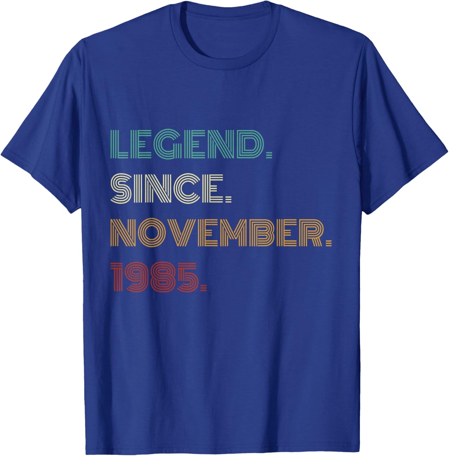 40 Years Old Legend Since November 1985 40th Birthday T-Shirt - T-Shirt | Royal
