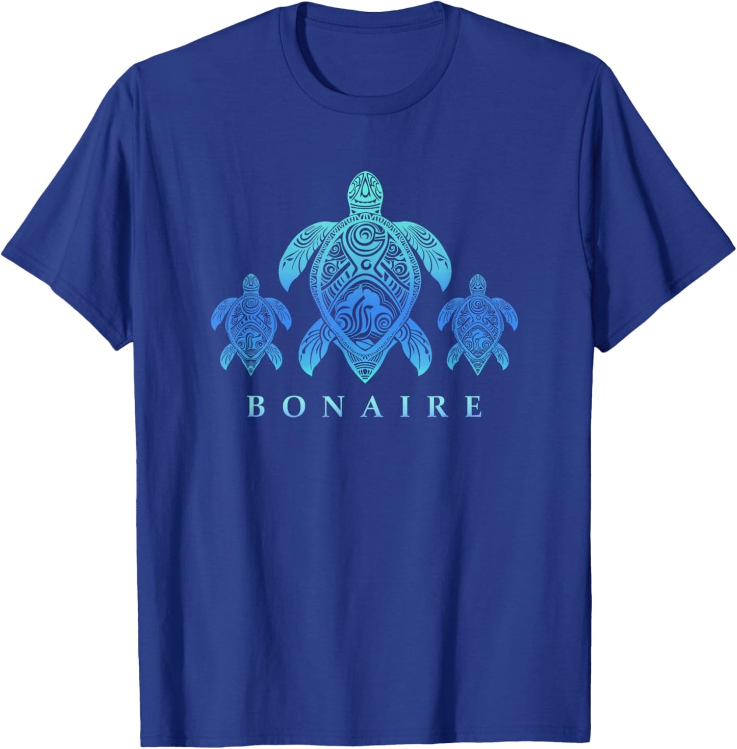 Bonaire - Tribal Hawksbill & Green Turtles T-Shirt - T-Shirt | Royal
