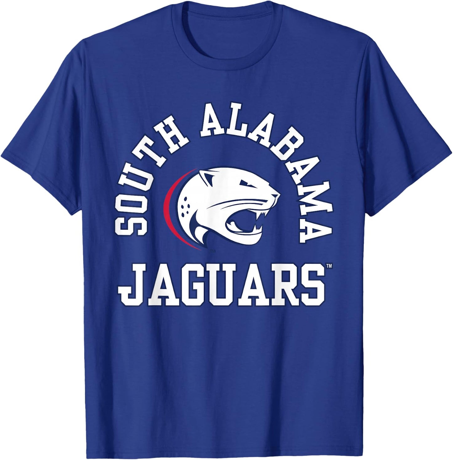 South Alabama Jaguars | Official NCAA Merch | NCAFSAL03 T-Shirt - T-Shirt | Royal