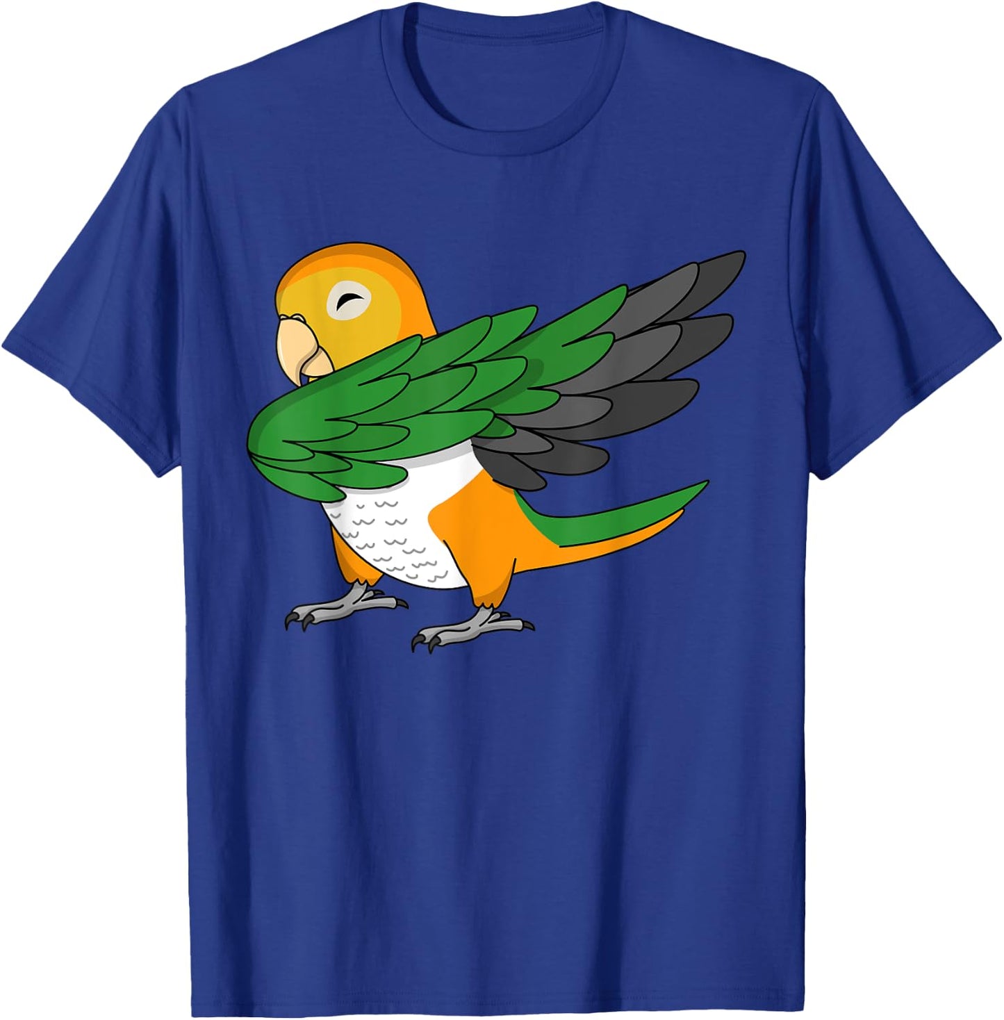 Dabbing Parrot I Funny White-bellied Caique T-Shirt - T-Shirt | Royal