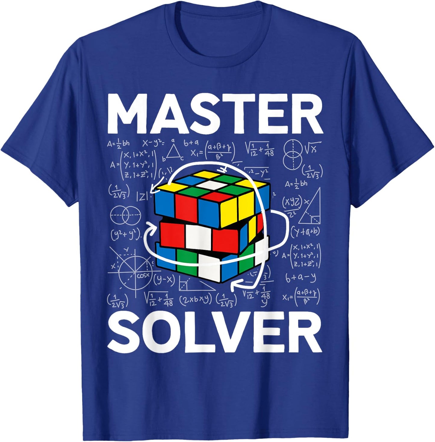 Competitive Puzzle Cube Master Solver Speed Cubing T-Shirt - T-Shirt | Royal
