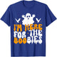 I'm Here For The Boobies Halloween Adult Humor Joke Ghost T-Shirt - T-Shirt | Royal