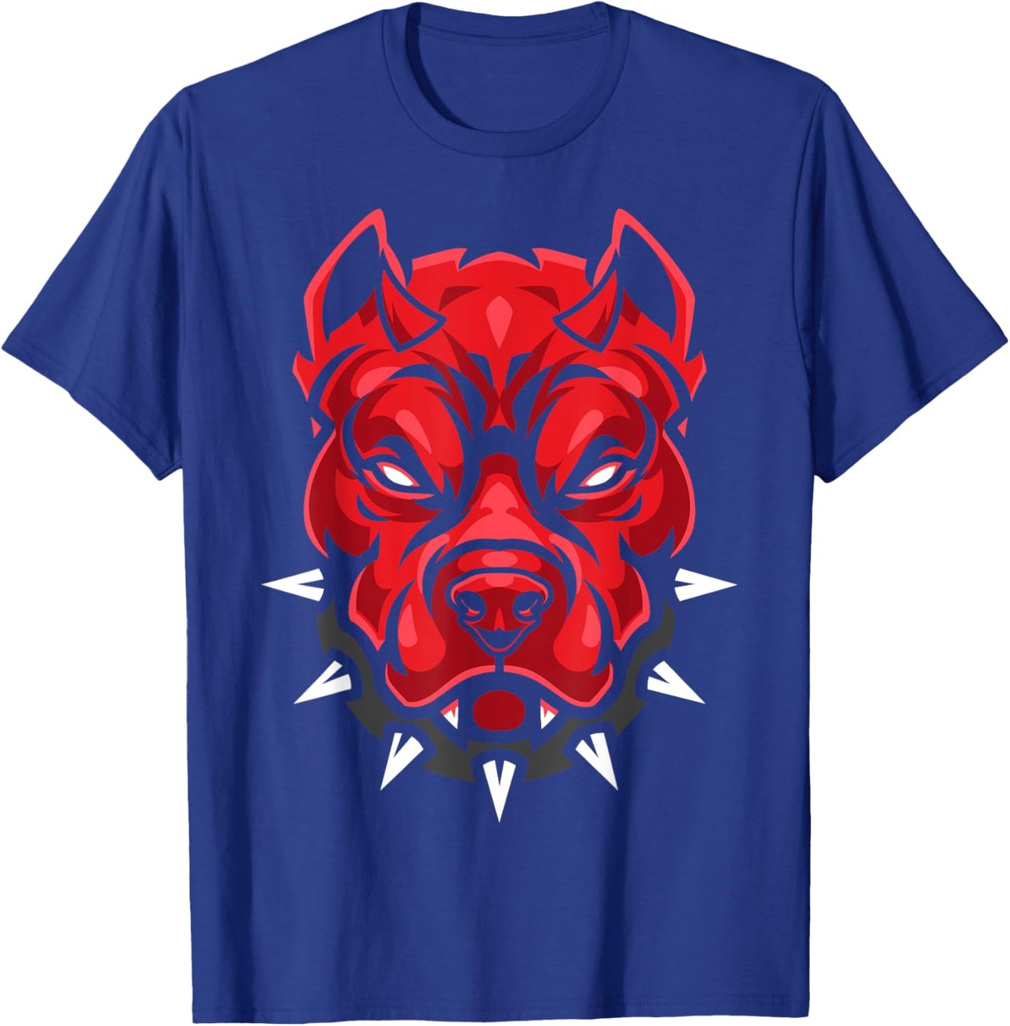 Devil Pitbull Dog Women Kids T-Shirt - T-Shirt | Royal