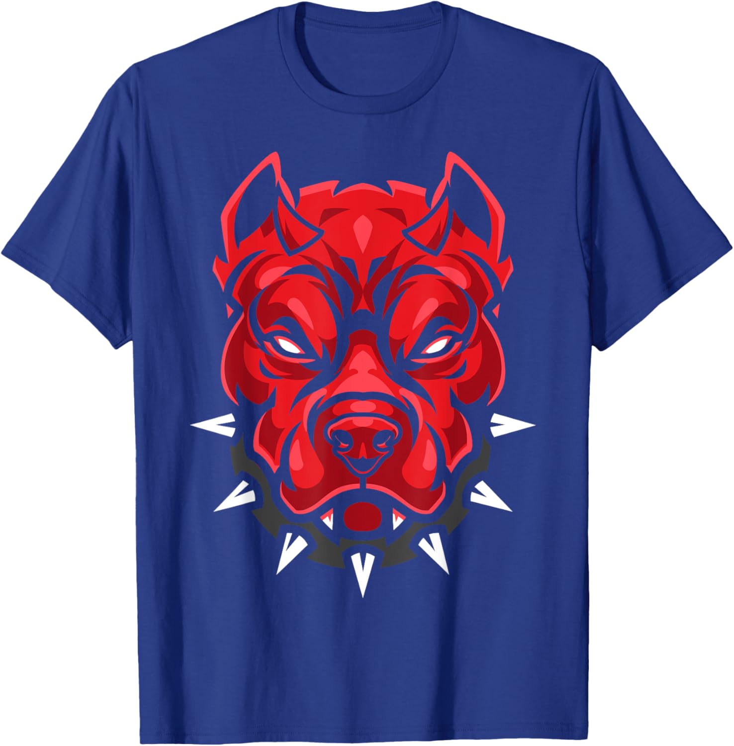 Devil Pitbull Dog Women Kids T-Shirt - T-Shirt | Royal