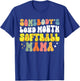 Somebody's Loud Mouth Softball Mama Funny Softball Mom T-Shirt - T-Shirt | Royal