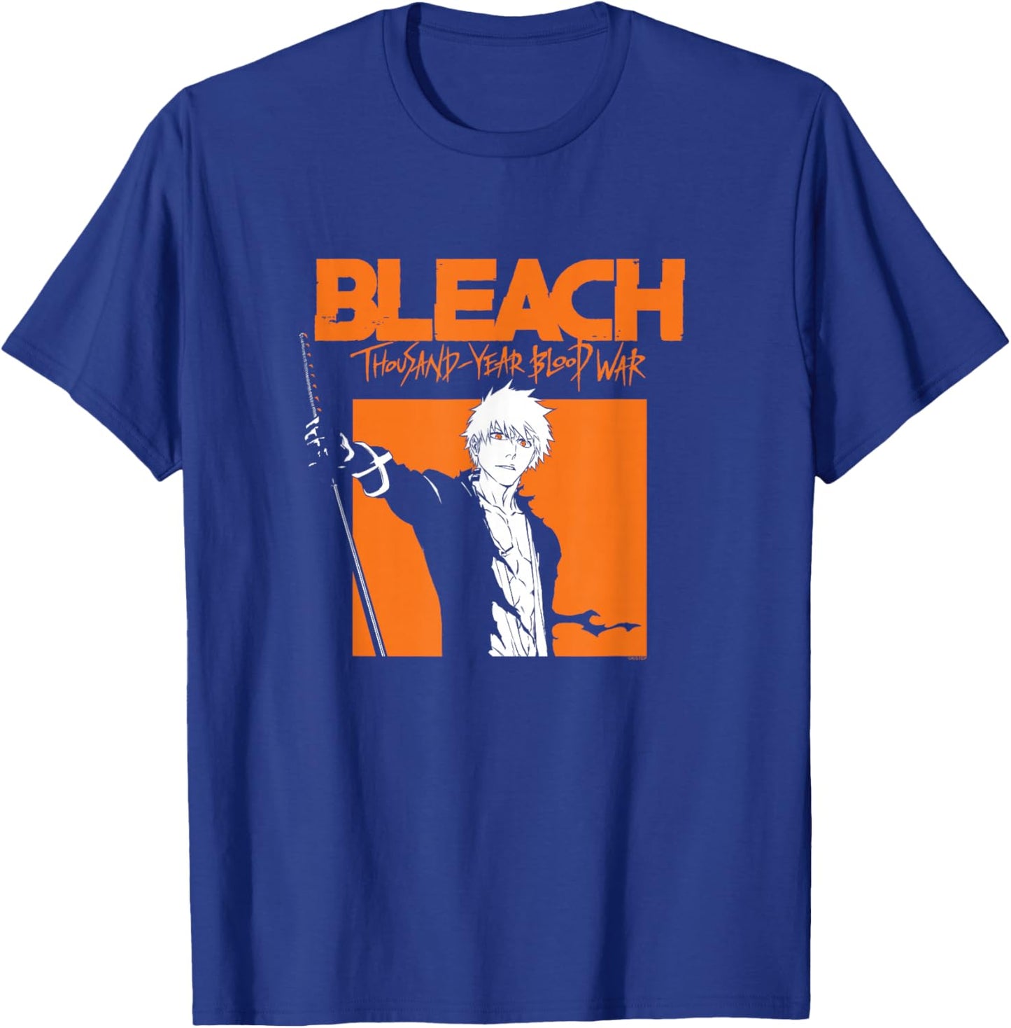 Bleach: Thousand Year Blood War Ichigo with Orange Logo T-Shirt - T-Shirt | Royal