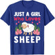 Cute Sheep Art For Sheep Lover Women Girls Kids Farm Animal T-Shirt - T-Shirt | Royal