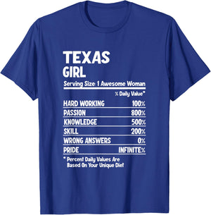 Texas Girl T-Shirt - T-Shirt | Royal