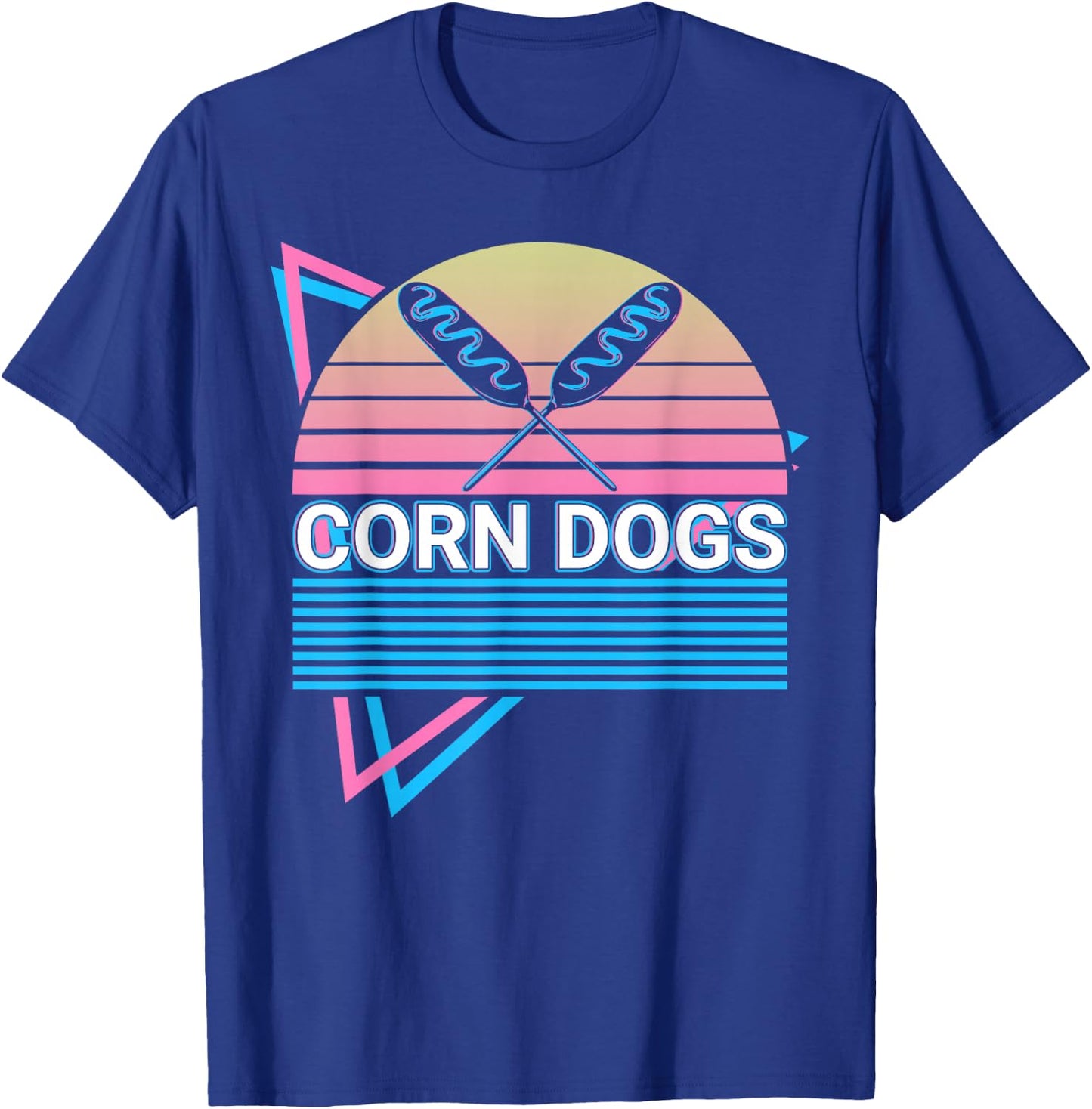 Corn Dogs Hot Dogs T-Shirt - T-Shirt | Royal
