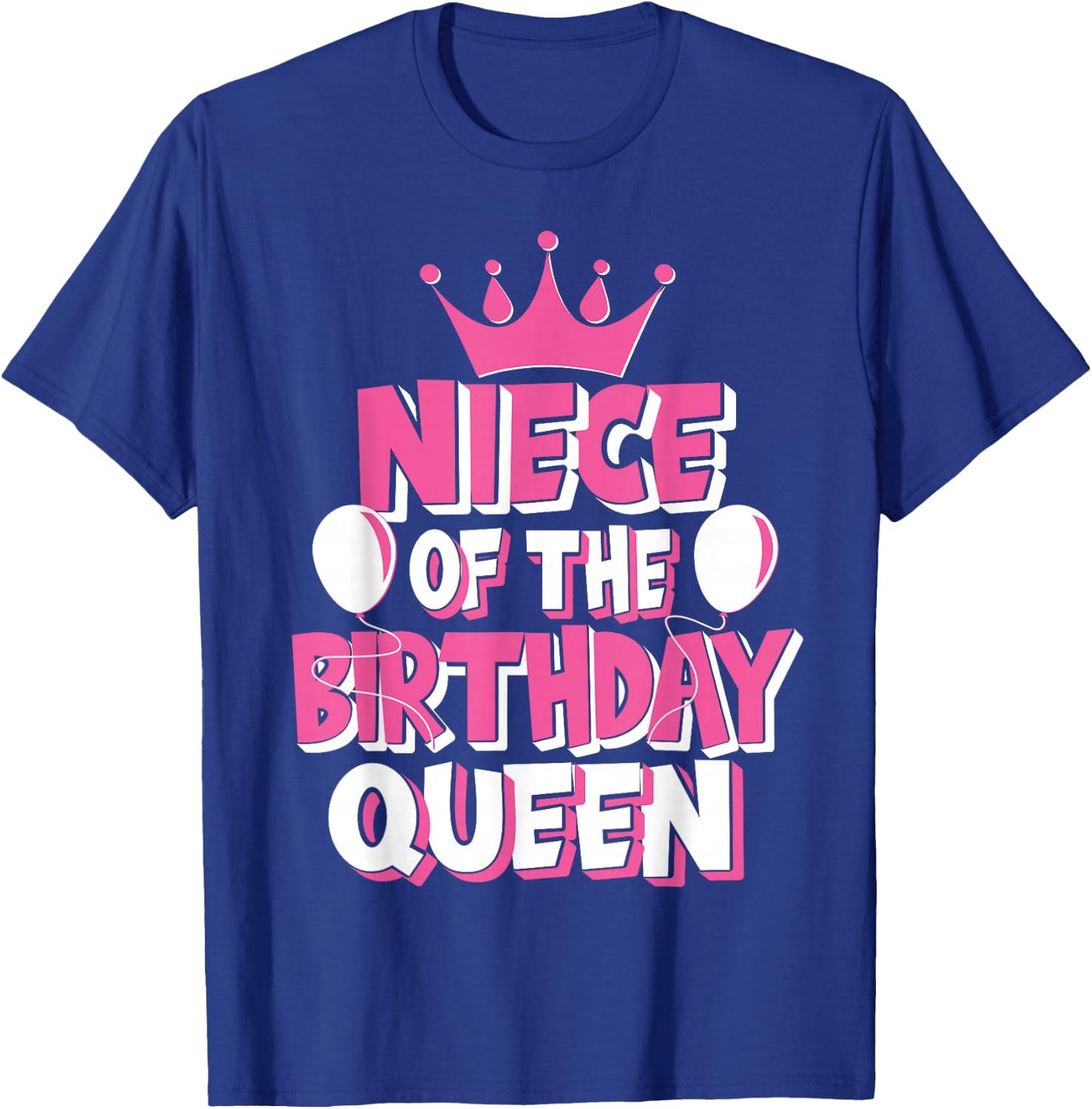 Niece Of The Birthday Queen Celebration Family Matching T-Shirt - T-Shirt | Royal