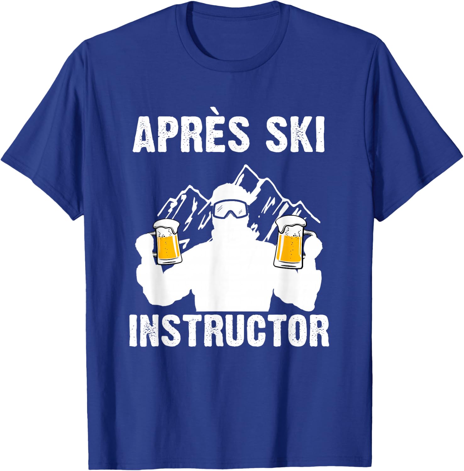 Apres Ski Instructor T-Shirt - T-Shirt | Royal