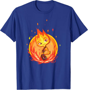 Elemental - Ember Badge T-Shirt - T-Shirt | Royal