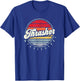 Retro Thrasher Home State Cool 70s Style Sunset T-Shirt - T-Shirt | Royal