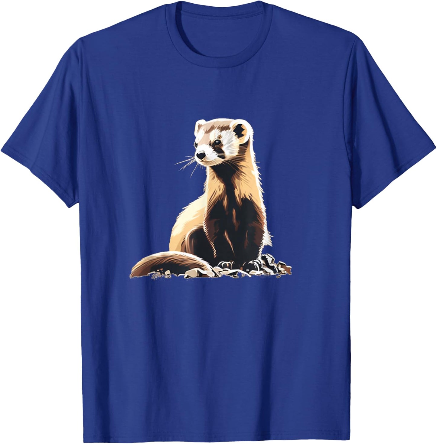 Cool black-footed Ferret T-Shirt - T-Shirt | Royal