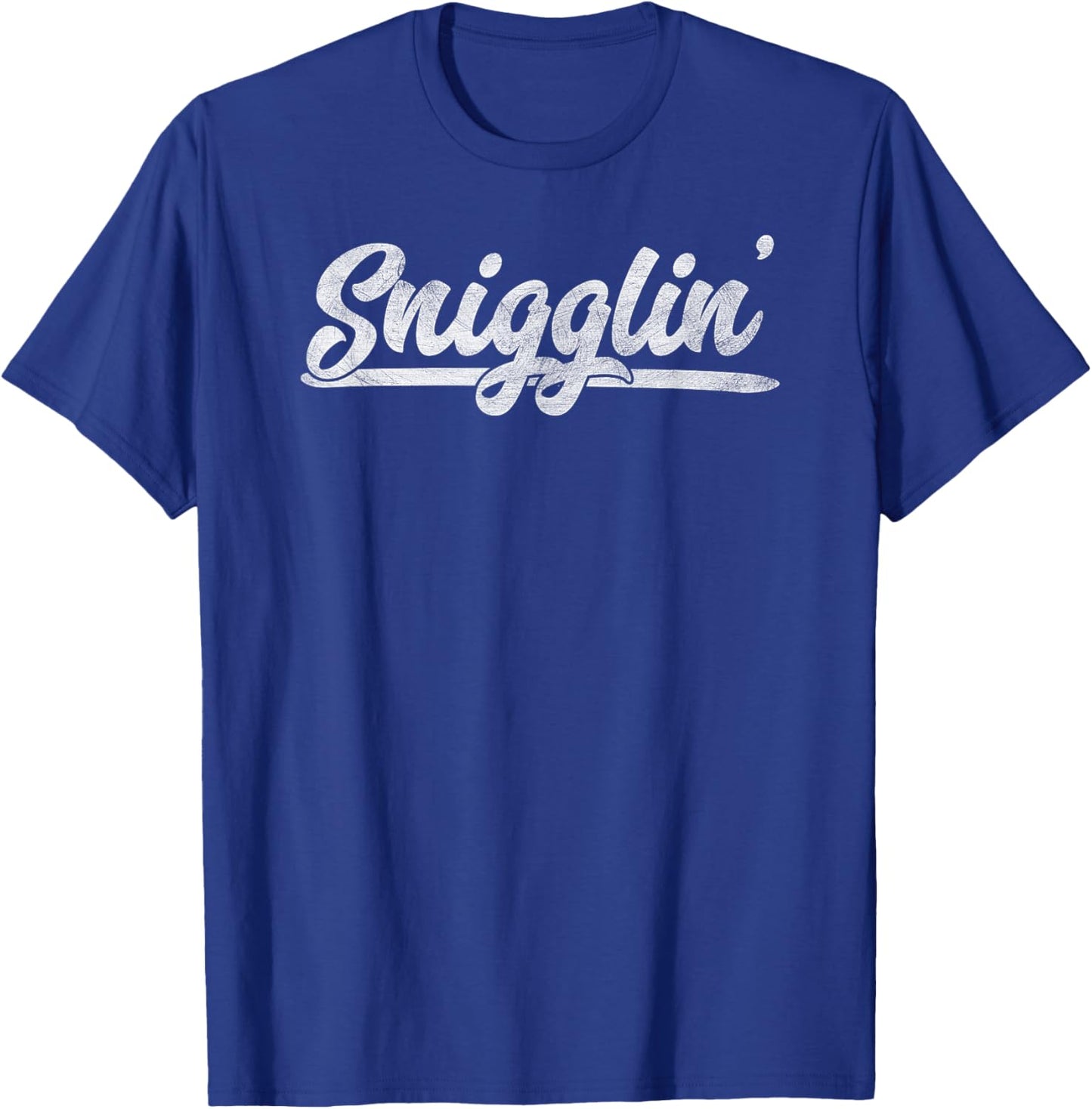 Snigglin' - Coach Gang Wear - Black Graphic Streetwear Tops T-Shirt - T-Shirt | Royal