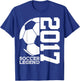 9th Birthday Soccer Legend 2017 T-Shirt - T-Shirt | Royal