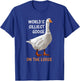 World's Silliest Goose On The Loose Funny Silly T-Shirt - T-Shirt | Royal