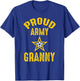 Vintage Proud Army GRANNY Veterans Family Reunion Match T-Shirt - T-Shirt | Royal