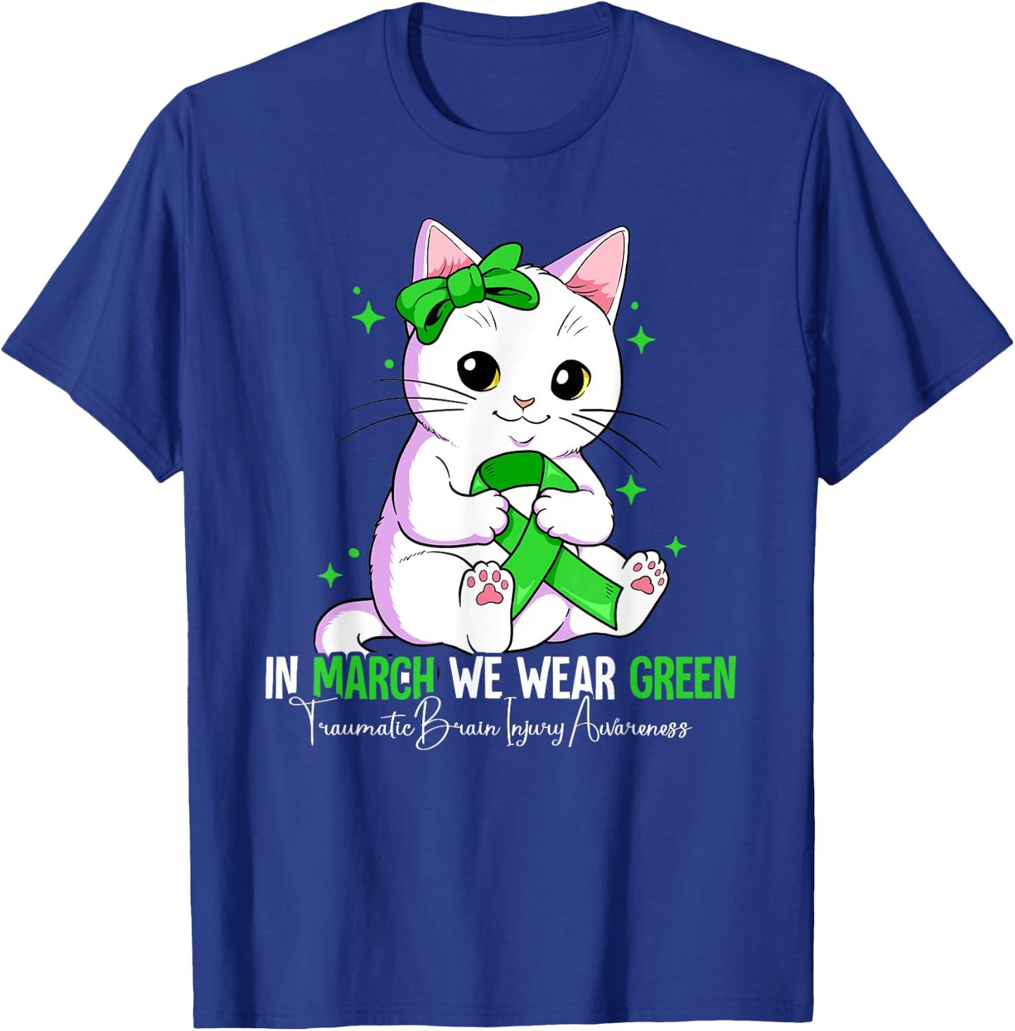 Traumatic Brain Injury Awareness T-Shirt - T-Shirt | Royal