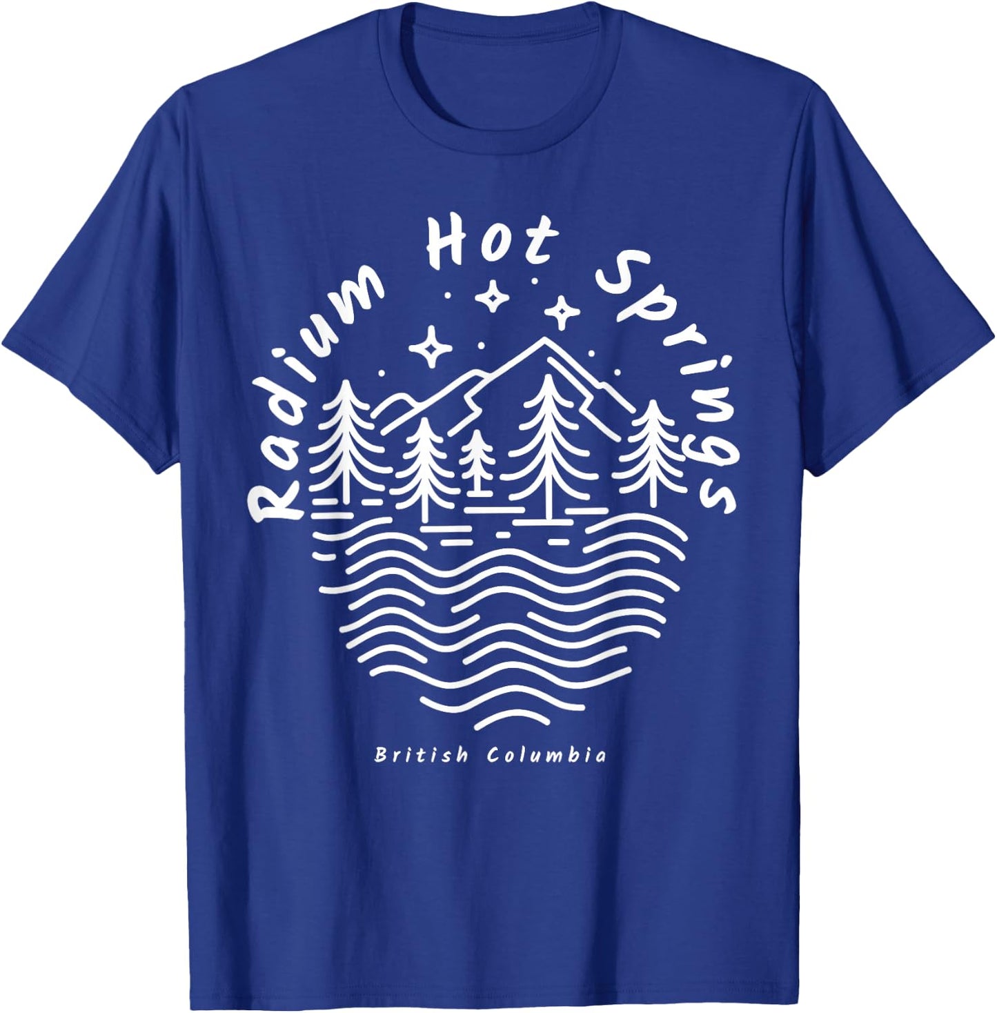 Radium Hot Springs British Columbia T-Shirt - T-Shirt | Royal