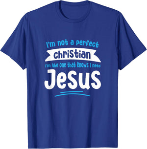 Jesus Men Women Kids Fun Christian Bible Faith Jesus T-Shirt - T-Shirt | Royal