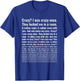 Crazy? I Was Crazy Once. Funny Trending Meme T-Shirt - T-Shirt | Royal