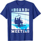Snowboard Board Meeting Ski Lift Skier Winter Sports T-Shirt - T-Shirt | Royal