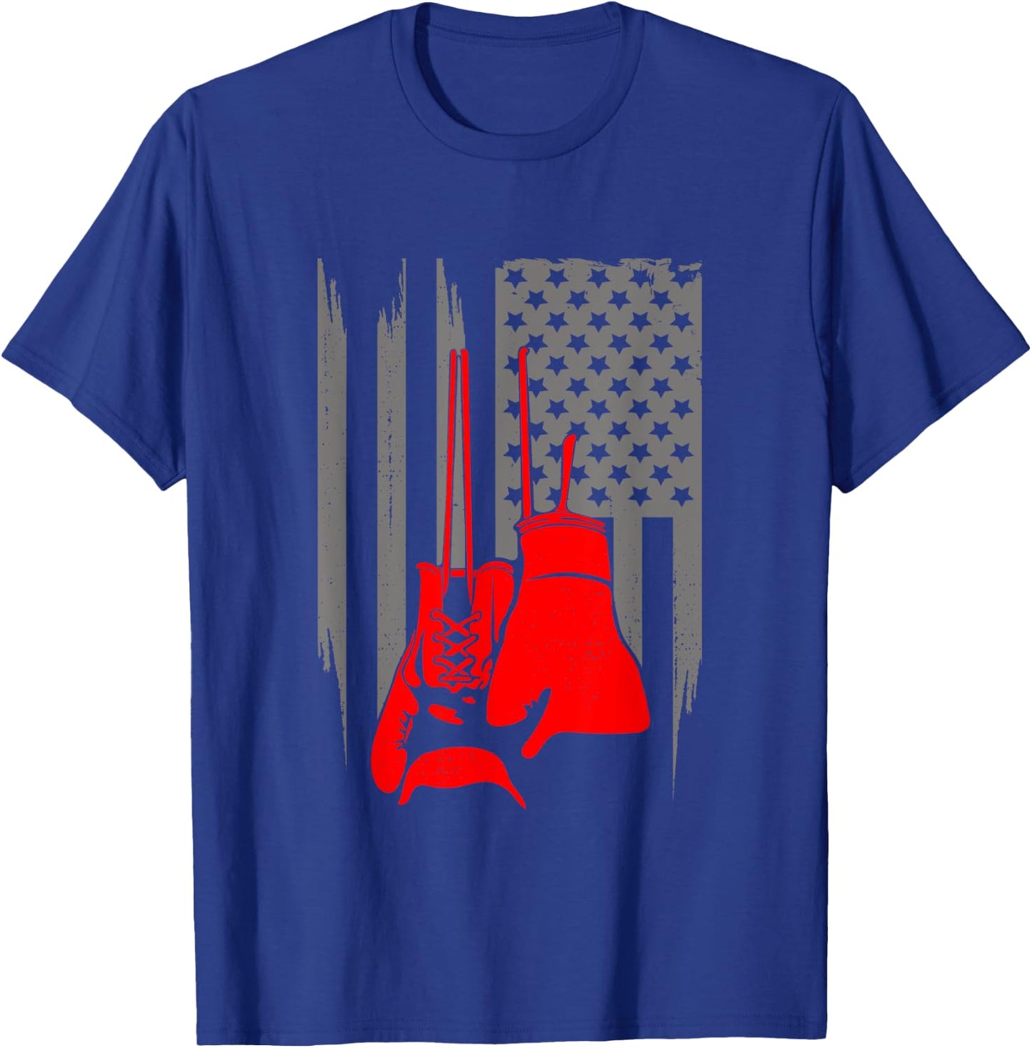 American Flag Boxing Apparel - Boxer Boxing Kids Men T-Shirt - T-Shirt | Royal