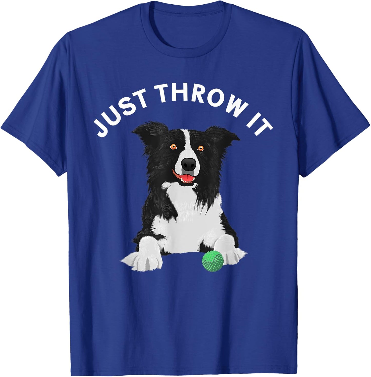 Funny Border Collie Women Kids Border Collie Lovers T-Shirt - T-Shirt | Royal