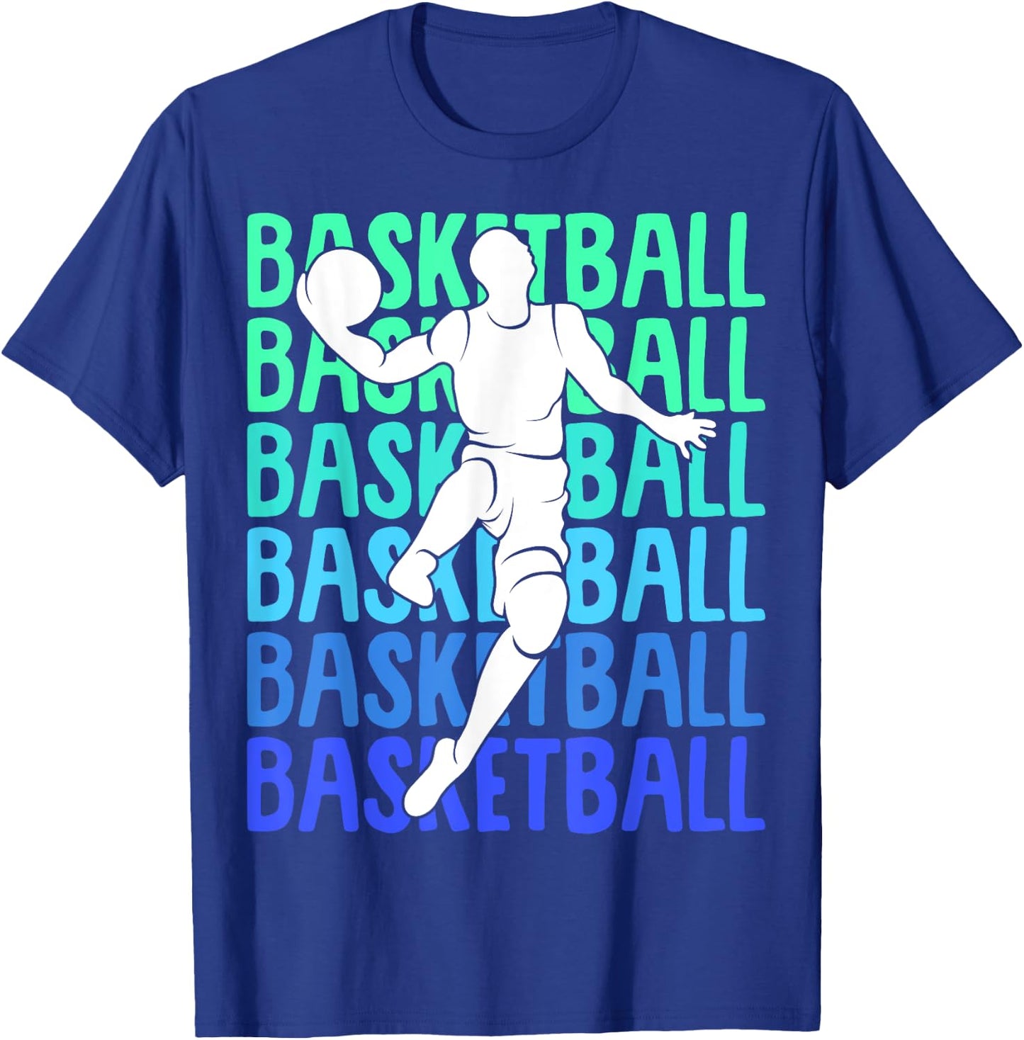 Basketball Kids Boys Men T-Shirt - T-Shirt | Royal
