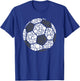 Polka Dot Football Soccer Lover Happy Dot Day Sport Ball T-Shirt - T-Shirt | Royal