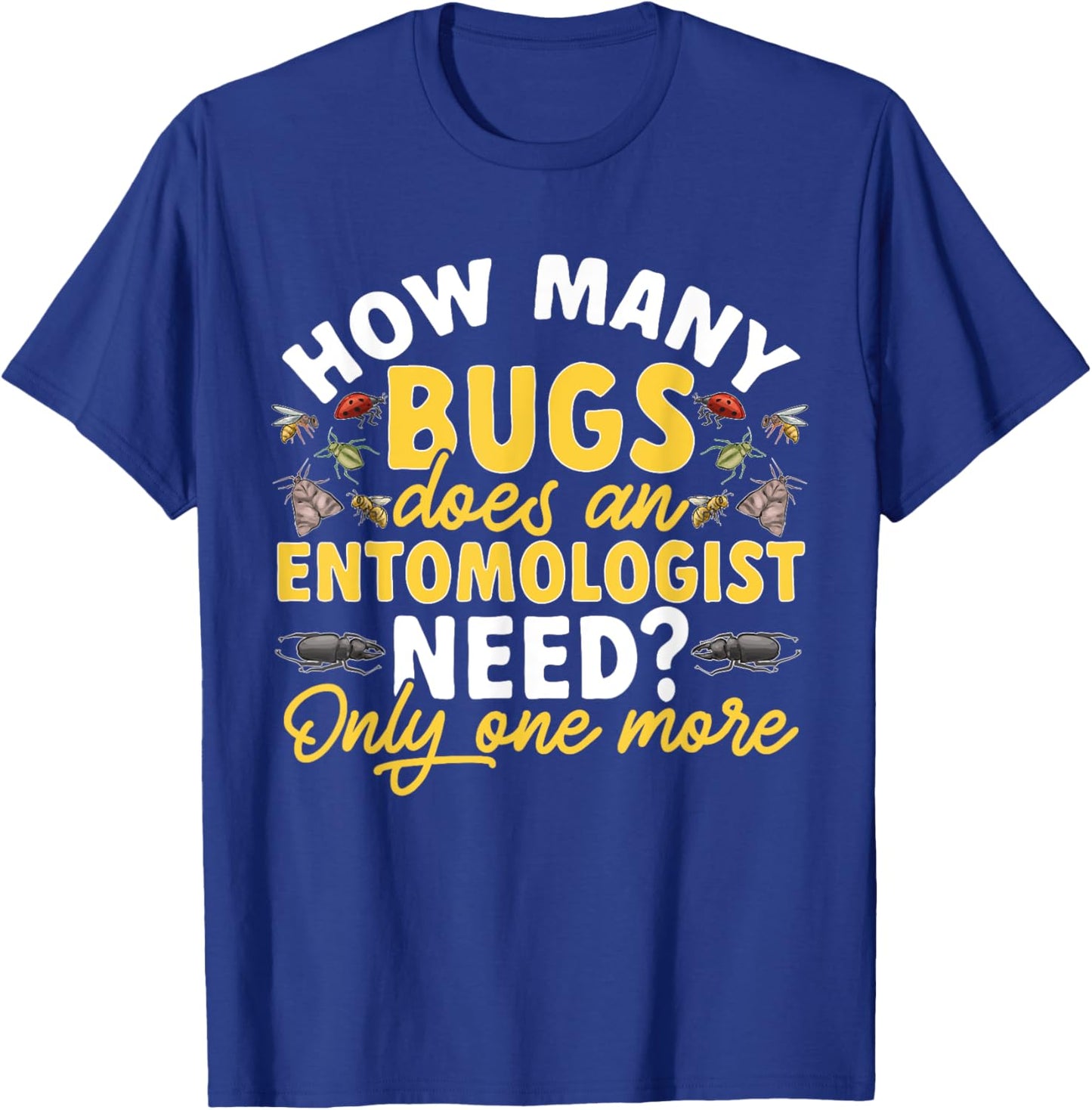 Insect Collector Bug Lover Entomologist T-Shirt - T-Shirt | Royal