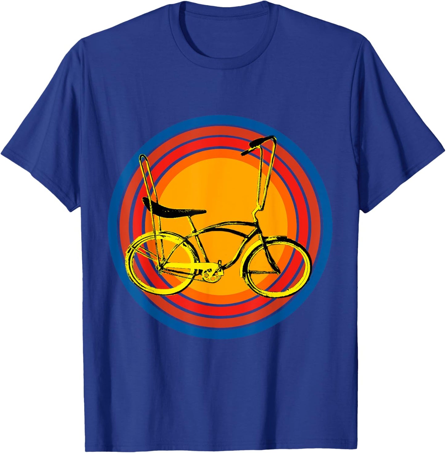 Vintage Retro Banana Seat Low Rider Bike T-Shirt - T-Shirt | Royal