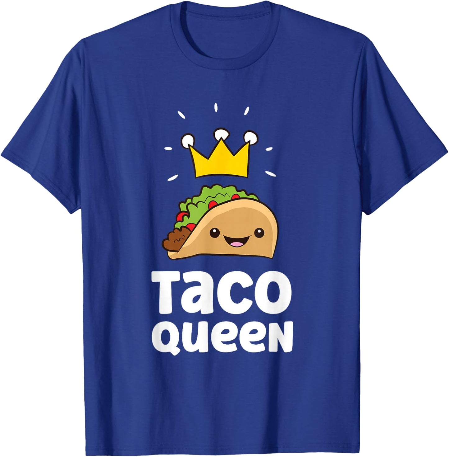 Taco Queen Love Tacos T-Shirt - T-Shirt | Royal