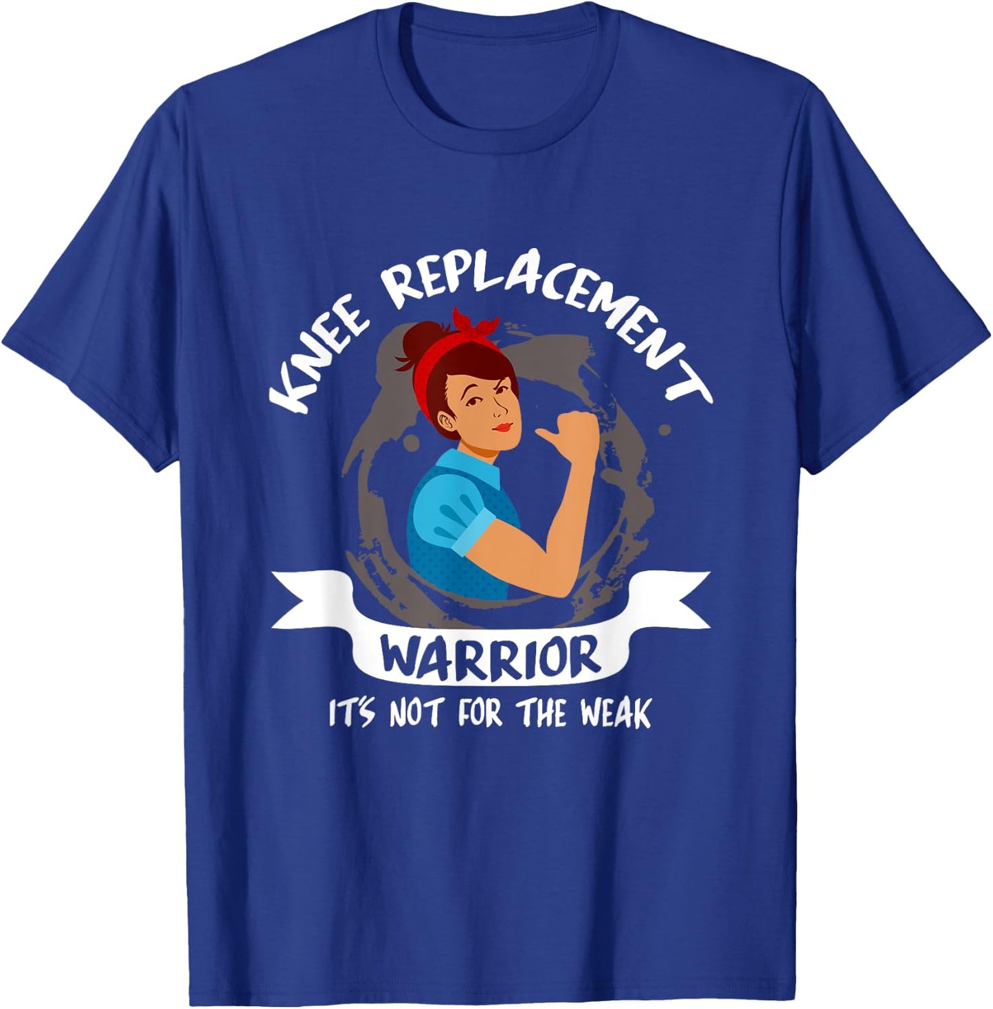Funny Knee Replacement Surgery Recovery Get Well Gag Outfit T-Shirt - T-Shirt | Royal