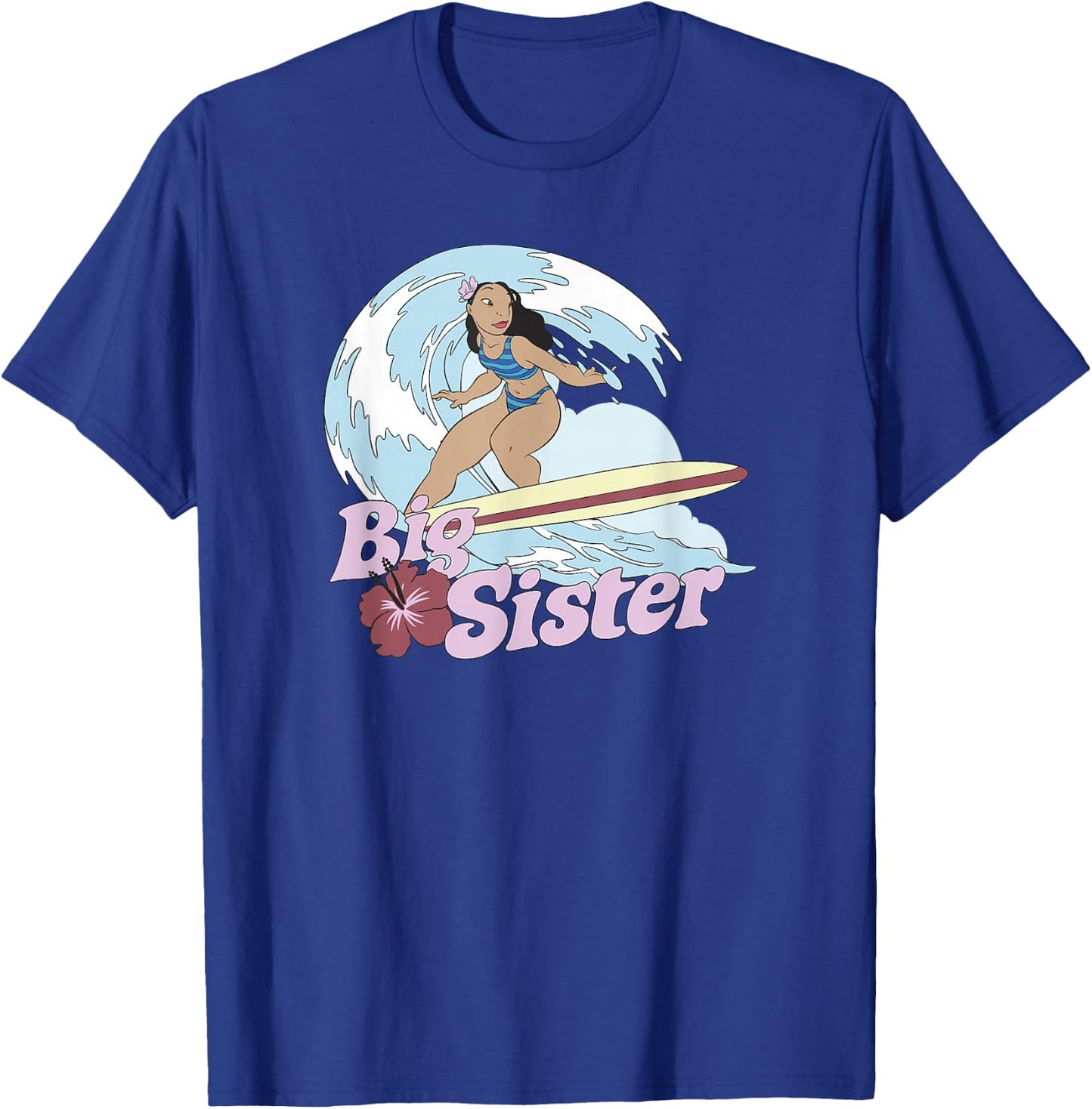 Disney Lilo & Stitch Big Sister Nani Surfing T-Shirt - T-Shirt | Royal