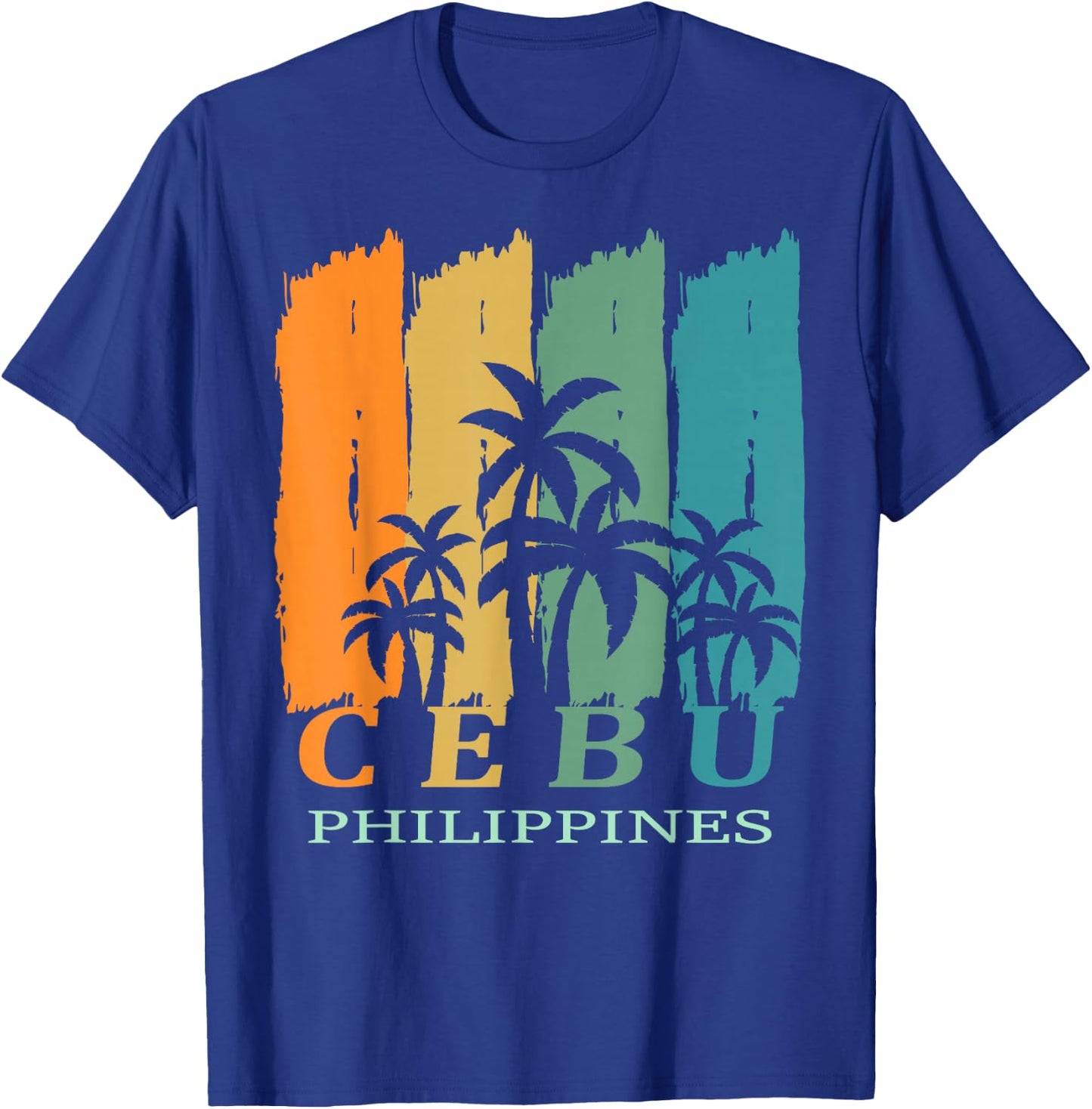 Cebu Palms Island Philippines Southeast Asia Souvenir Gift T-Shirt - T-Shirt | Royal