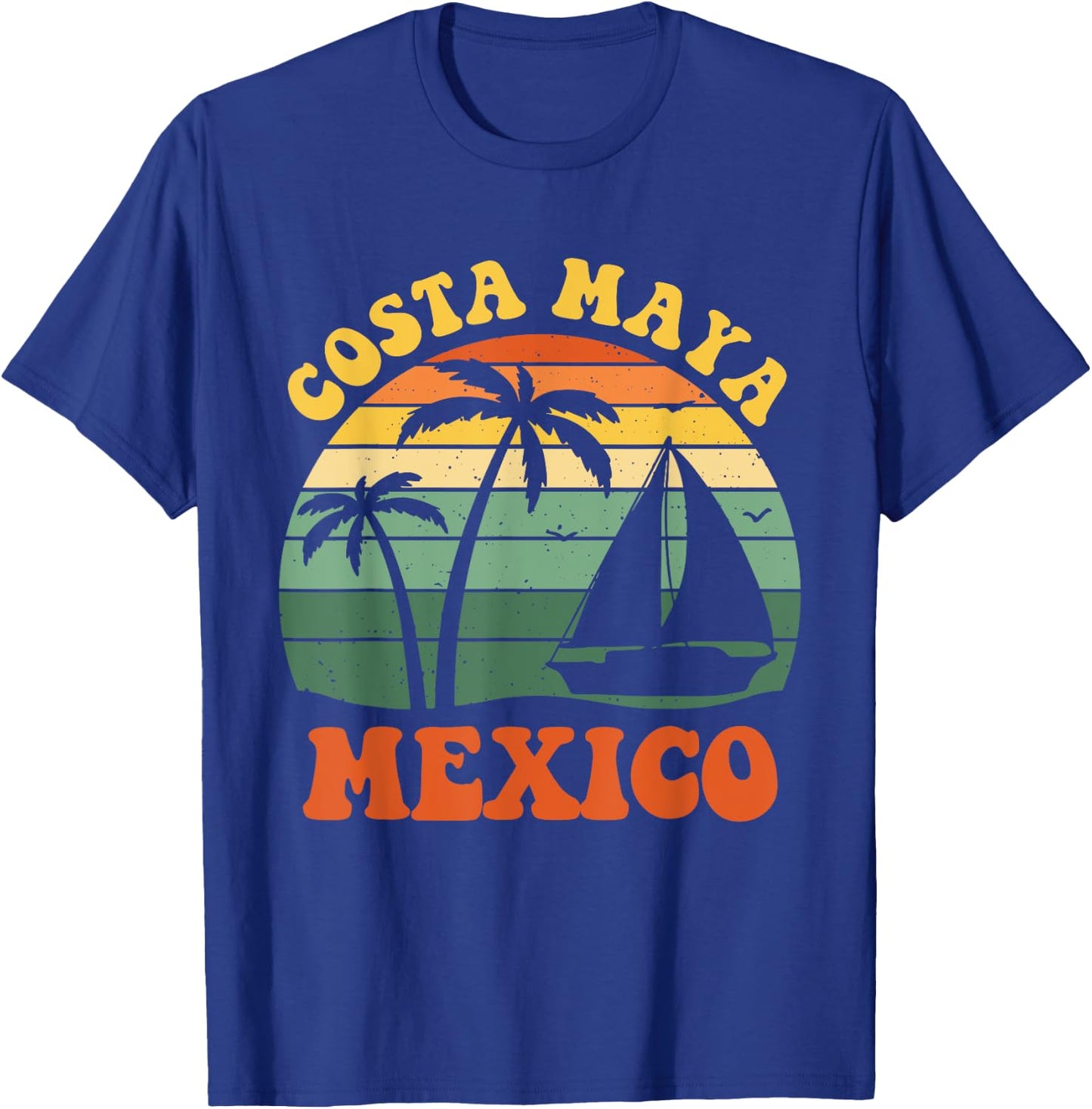 Costa Maya Mexico Sunset Matching Family Vacation T-Shirt - T-Shirt | Royal