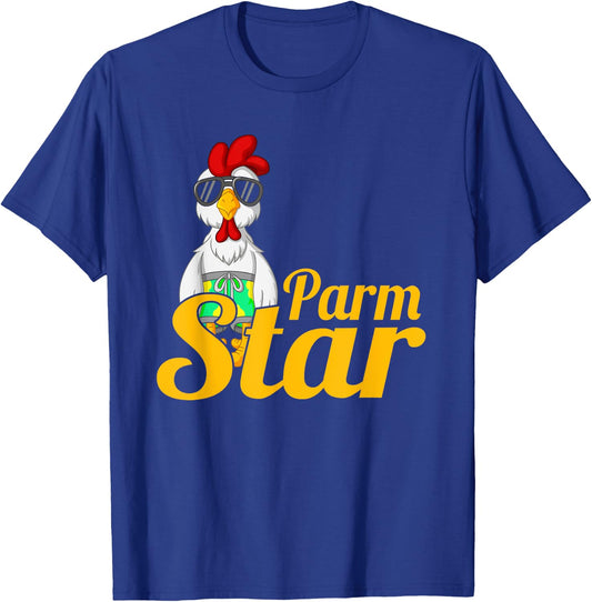 Parmstar funny chicken parm Parmigiana T-Shirt - T-Shirt | Royal