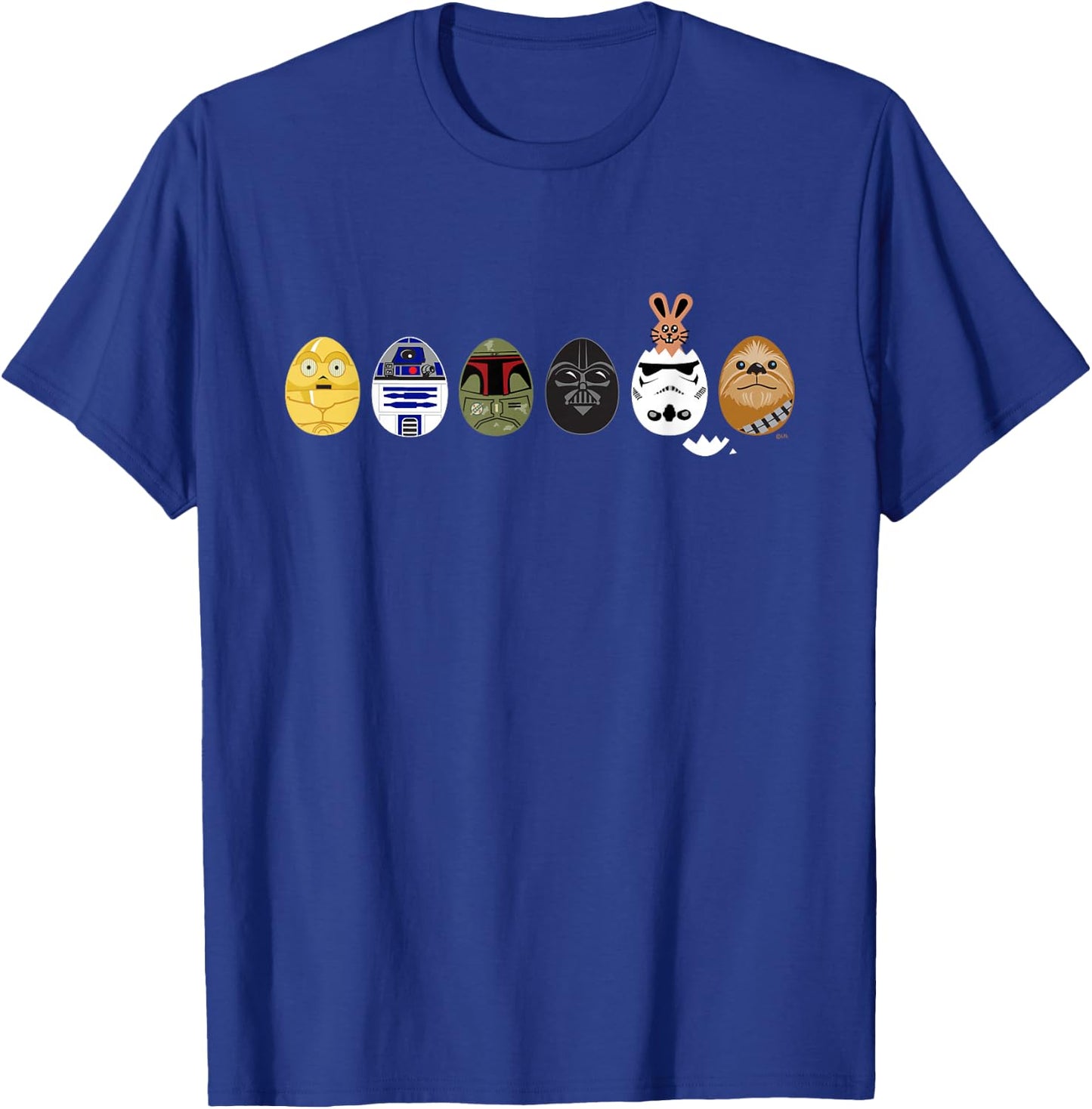 Star Wars Classic Characters Easter Eggs Spring T-Shirt - T-Shirt | Royal
