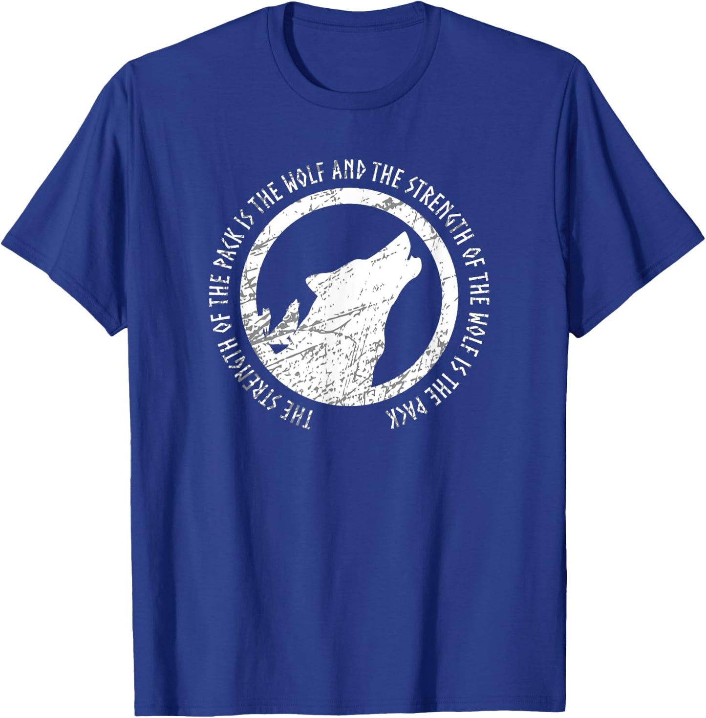 The Strength of the Pack is the Wolf Kindred Wolf Pack Squad T-Shirt - T-Shirt | Royal