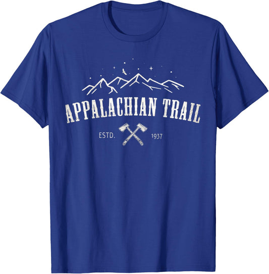 Appalachian Trail AT USA Backpacking Camping Hiking T-Shirt - T-Shirt | Royal