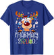 Reindeer Christmas Pharmacy Assistant Squad Stethoscope T-Shirt - T-Shirt | Royal