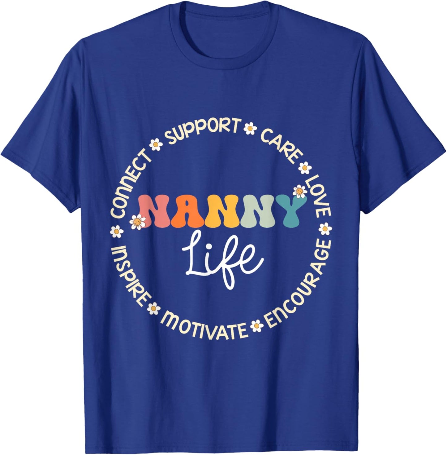 Nanny Life Appreciation Week Back to School T-Shirt - T-Shirt | Royal